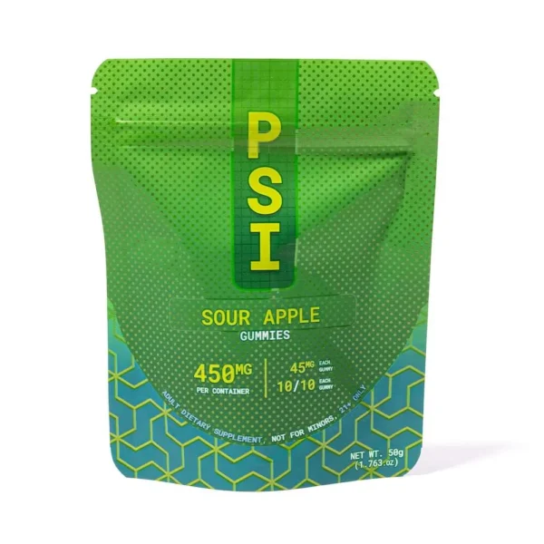 PSI Sour Apple Gummies