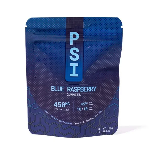 PSI Blue Raspberry Gummies